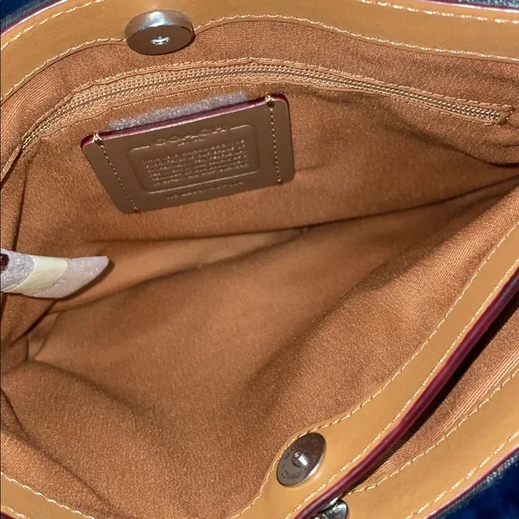 Coach ‘Penelope’ Signature Denim Shoulder Bag - Picture 10 of 12